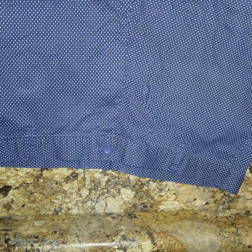 Men's Blue Polka Dot Shorts Size 40 - Picture 2 of 4